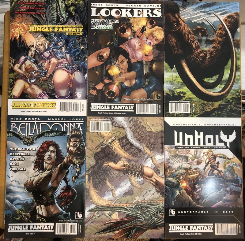 Jungle Fantasy Survivors Ivory Vixens Annuals Lot Of Boundless