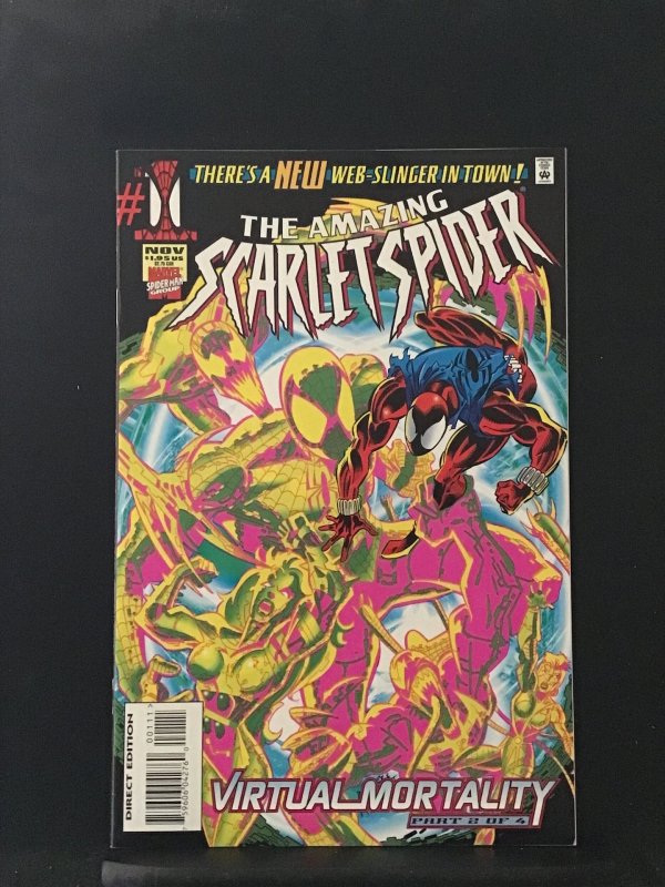 The Amazing Scarlet Spider #1 1st Appearance of Cyber Scarlet