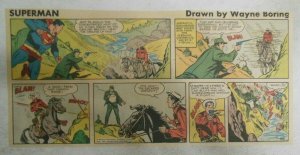 Superman Sunday Page #948 by Wayne Boring from 12/29/1957 Size ~7.5 x 15 inches