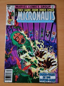 Micronauts #17 Newsstand Variant ~ FINE FN ~ 1980 Marvel Comics 