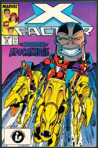 X-Factor 19 NM+ 9.6 2nd Apocalype on Cover Marvel 1987