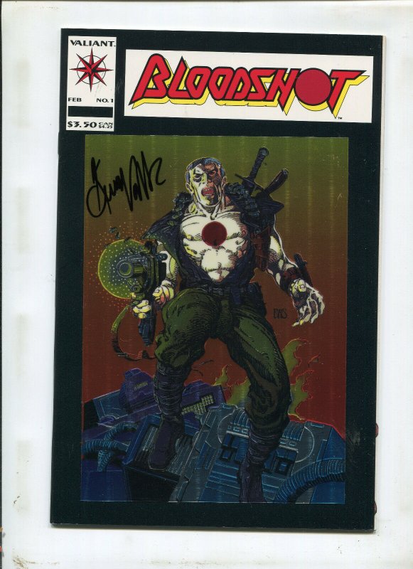 BLOODSHOT #1 SIGNED BY kevin van hook! (9.2)