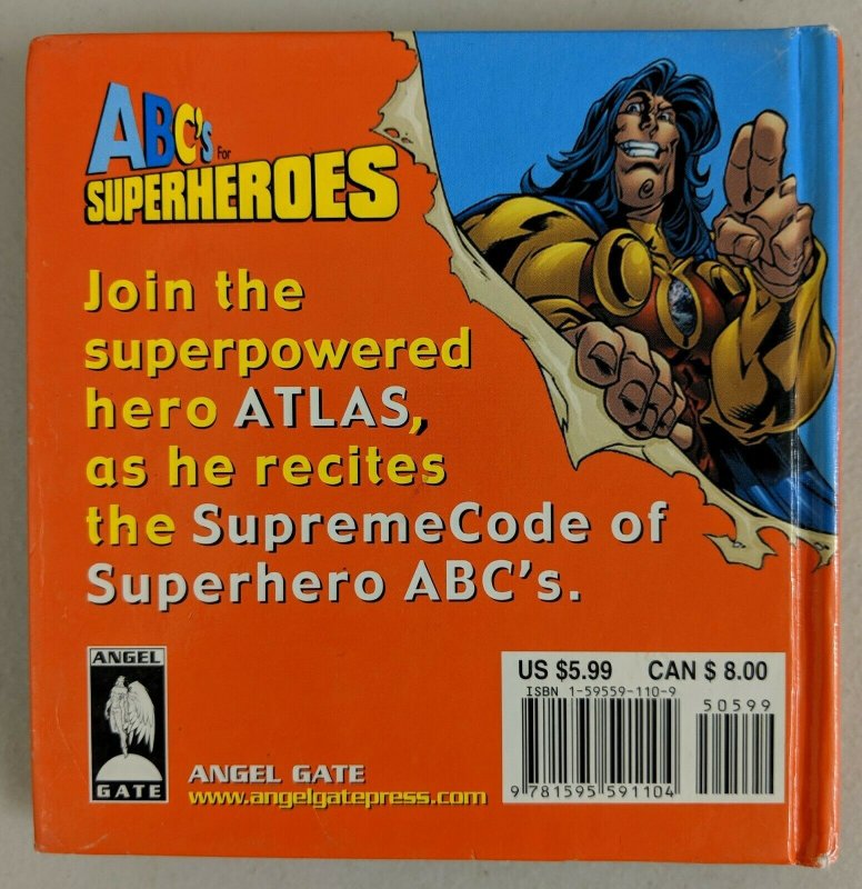 Atlas in ABC's for Superheroes Hardcover 2006 Darren Davis Angel Gate  