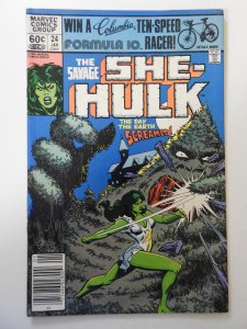 The Savage She-Hulk #24 (1982) VG Condition rust on staples