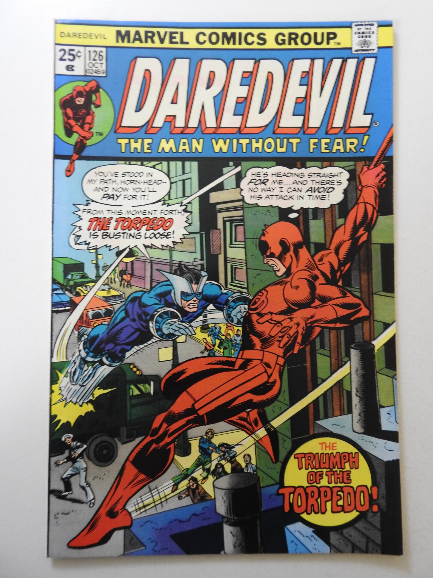Daredevil #126 (1975) VF+ Condition! | Comic Books - Bronze Age, Marvel ...