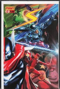Project Superpowers #0 Alex Ross Connecting Cover - Right Side (2008) The Flame