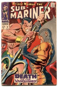 Sub-Mariner #6  1968 - Marvel  -G- - Comic Book
