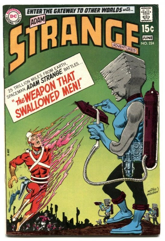 Strange Adventures #224 1970-Adam Strange- FN