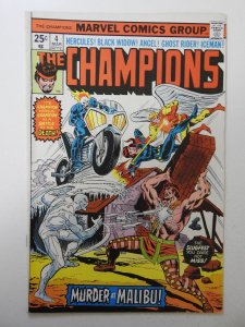 The Champions #4 (1976) FN/VF Condition! MVS intact!