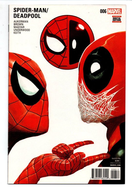 Spider-man/DeadPool #6 Cover A - 2016 - NM 