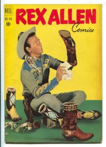 Rex Allen #3 1952-Dell-B-Western movie photo cover-FN 