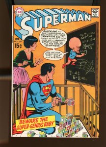 Superman #224 - Curt Swan Cover Art. (8.0) 1970