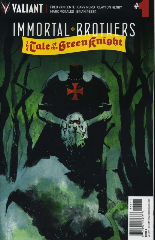 Immortal Brothers: The Tale of the Green Knight #1A VF/NM ; Valiant
