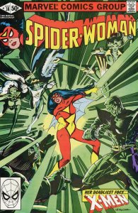 Spider-Woman #38 (1981) X-Men Crossover VF/NM 9.0 Comic Book