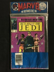 MARVEL STAR WARS RETURN OF THE JEDI 4-ISSUE SEALED PRE-PACK SET OF 4 