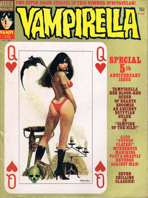 Vampirella (Magazine) #36 FN ; Warren | 5th Anniversary