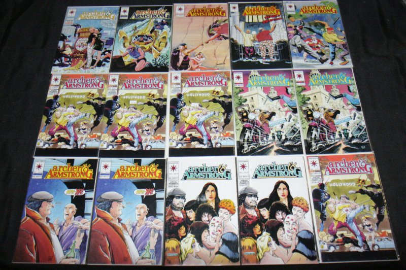 ARCHER AND ARMSTRONG COMIC LOT/RUN W/ KEYS 37PC (VF-NM)
