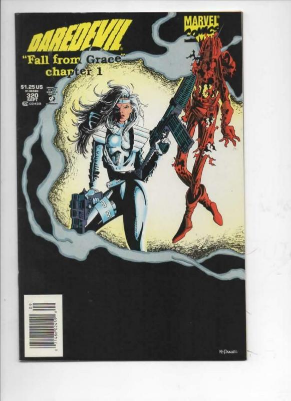 DAREDEVIL #320 NM-  Man without Fear, 1964 1993, more Marvel in store