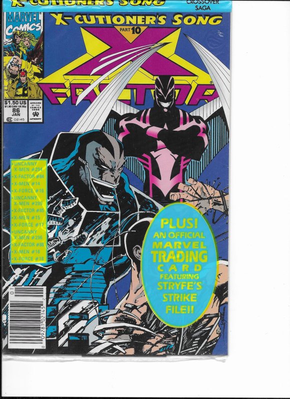 X-Factor #86 Newsstand Edition (1992)