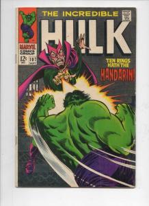 HULK 107, FN, Bruce Banner, Mandarin, Shield, Giant  Android, Marvel, 1968