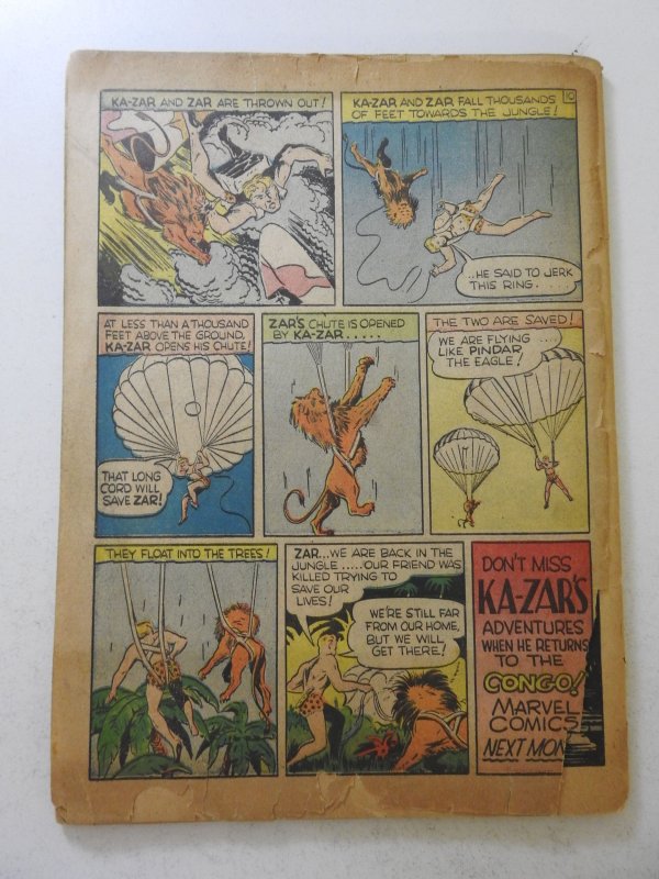 Marvel Mystery Comics #15 PR Condition see desc