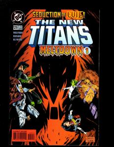 8 The New Titans DC Comics Comic Books #123 124 125 126 127 128 129 130 J369