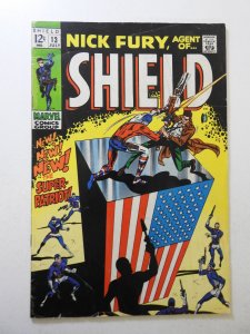 Nick Fury, Agent of SHIELD #13 (1969) VG Condition