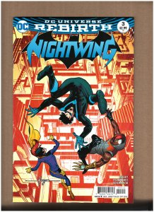 Nightwing #3 DC Comics Rebirth 2016 BATGIRL APP. Fernandez Variant NM- 9.2