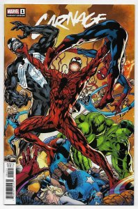 Carnage #1 Bryan Hitch Variant Marvel 2022 NM