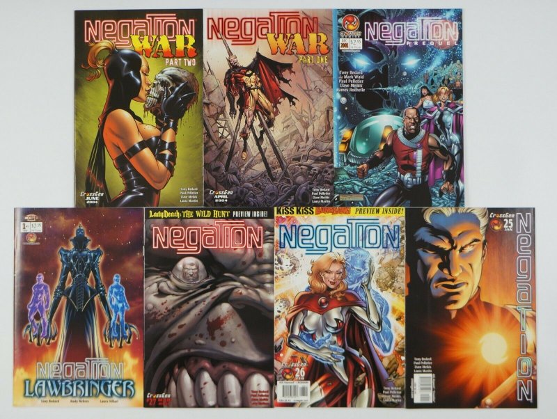 Negation #1-27 VF/NM complete series + prequel + lawbringer + war #1-2 mark waid