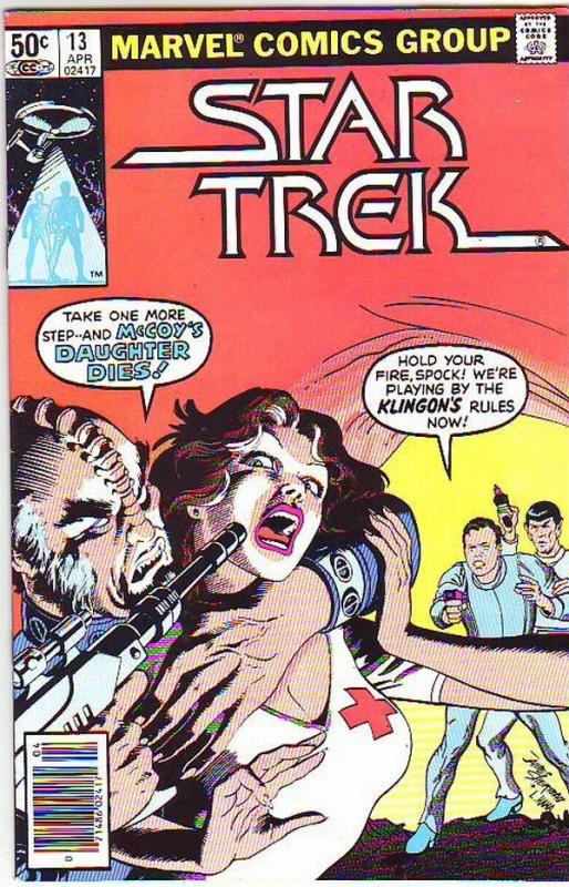 Star Trek #13 (Apr-85) VF/NM High-Grade Captain Kirk, Mr Spock, Bones, Scotty