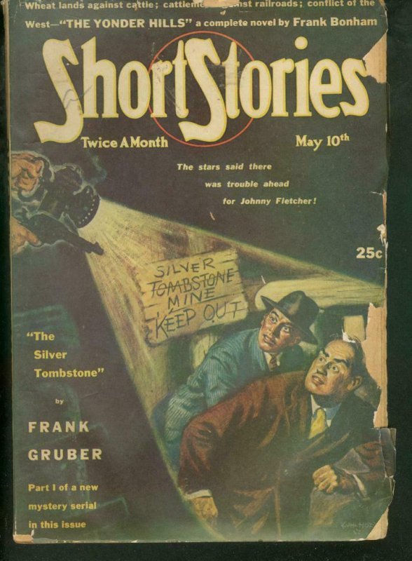 SHORT STORIES PULP 1945 MAY 10 GRUBER KJELGAARD MYSTERY VG