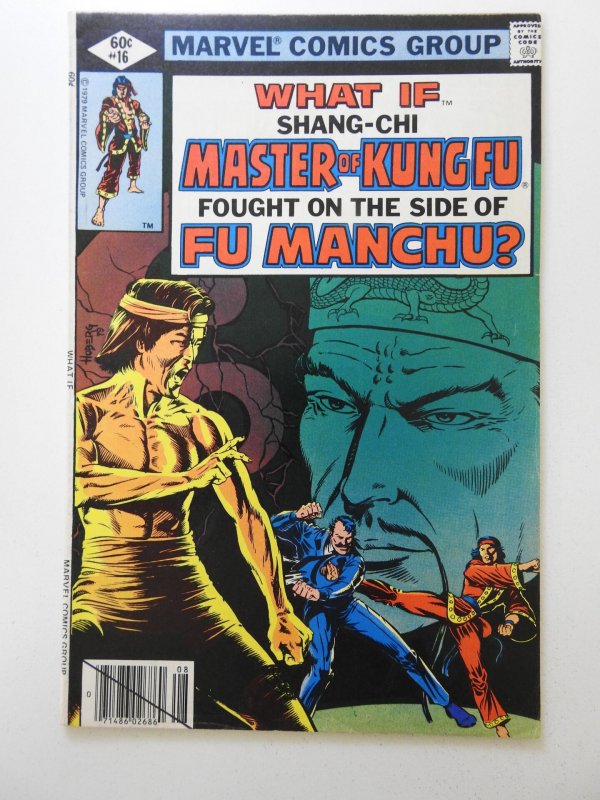 What If #16 Starring Shang-Chi Master of Kung-Fu! Beautiful VF Condition!