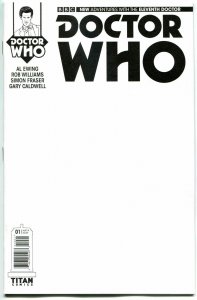 DOCTOR WHO #1, NM, 11th, Tardis, SDCC, 2014, Titan, Sketch cv, more DW in store