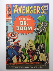 The Avengers #25 (1966) FN Cond! small tape pull fc on Captain America's...