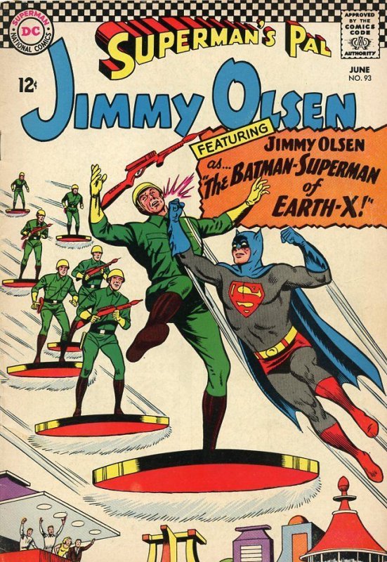 DC Comics Superman's Pal, Jimmy Olsen #93 (1966)Comic Book Grade VG+ 4.5