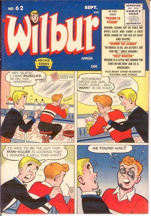 WILBUR 62 VG September 1955 COMICS BOOK