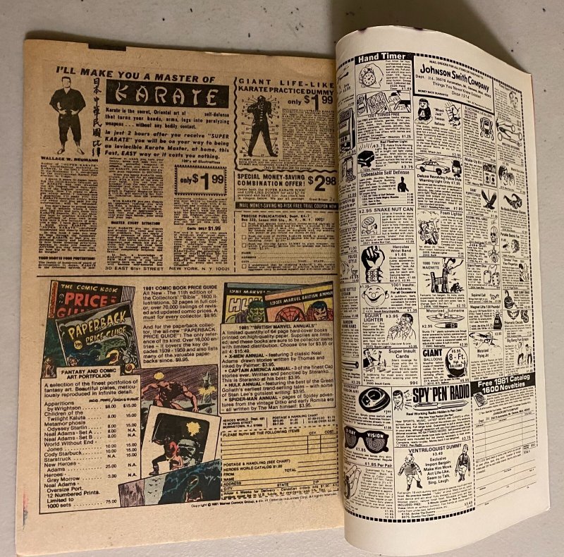 Uncanny X-Men #147 newsstand 6.0 remainder mark (1981)