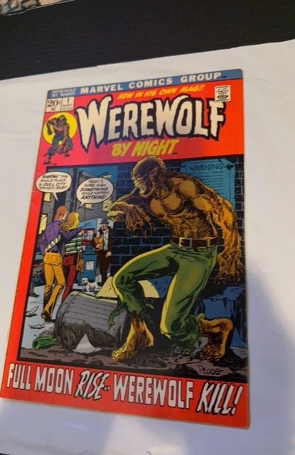 Werewolf by Night #1 (1972) 1st solo tittle Nf/VF