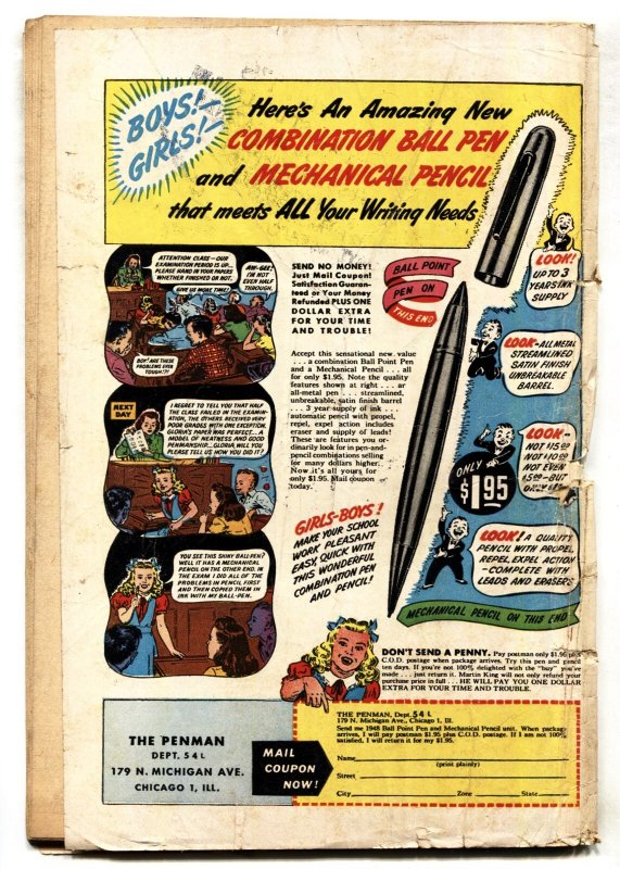 TEX MORGAN #3 comic book 1948-MARVEL-ARIZONA ANNIE-SYD SHORES