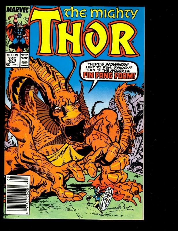 10 Thor Marvel Comics # 380 379 378 377 376 375 374 373 372 371 Spider-Man DS3