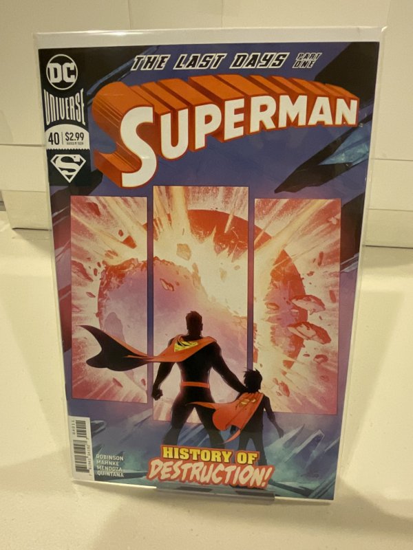 Superman #40  2018  9.0 (our highest grade)