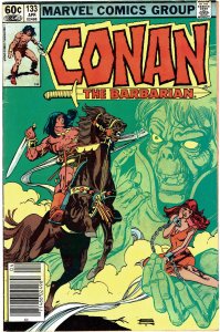 Conan the Barbarian #133  Newsstand Marvel  FN