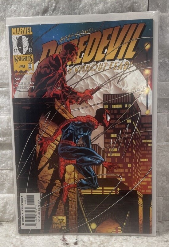 Daredevil 8 1999 SPIDER-MAN LGY388 Man Without Fear Marvel Knights NM
