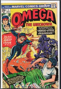 Omega the Unknown #1 (1976) Omega the Unknown [Key Issue]