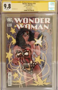 Wonder Woman #750 (2020 DC Comics) Signed by Adam Hughes Variant CGC 9.8 SS