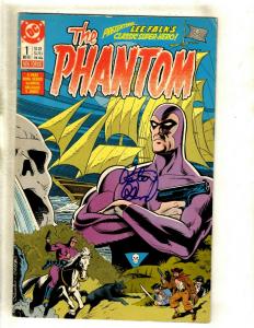 The Phantom # 1 VF DC Comic Book SIGNED Peter David Lee Falk Super-hero J372