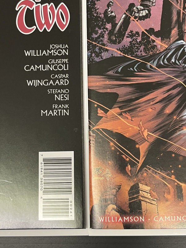 KNIGHT TERRORS #2 CVR A + E 1:25 JEFF SPOKES CARDSTOCK SET IN-HAND PROSHIPPER