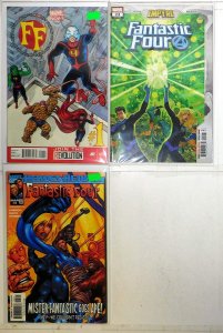 Fantastic Four Lot of 3 #3, 6th 23, FF 1 (1998) Marvel Comics 1st Print