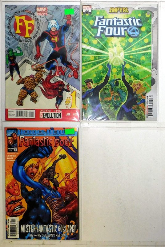 Fantastic Four Lot of 3 #3, 6th 23, FF 1 (1998) Marvel Comics 1st Print